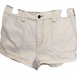 PacSun Off White Denim 2” Inseam 12”‎ Rise Size L Pockets